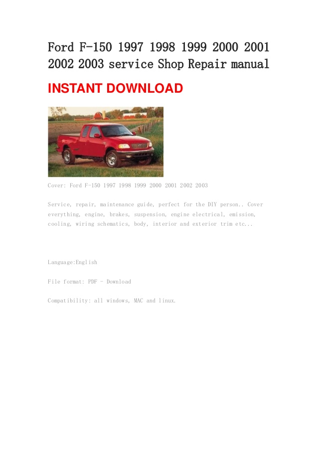 2000 ford e350 repair manual download